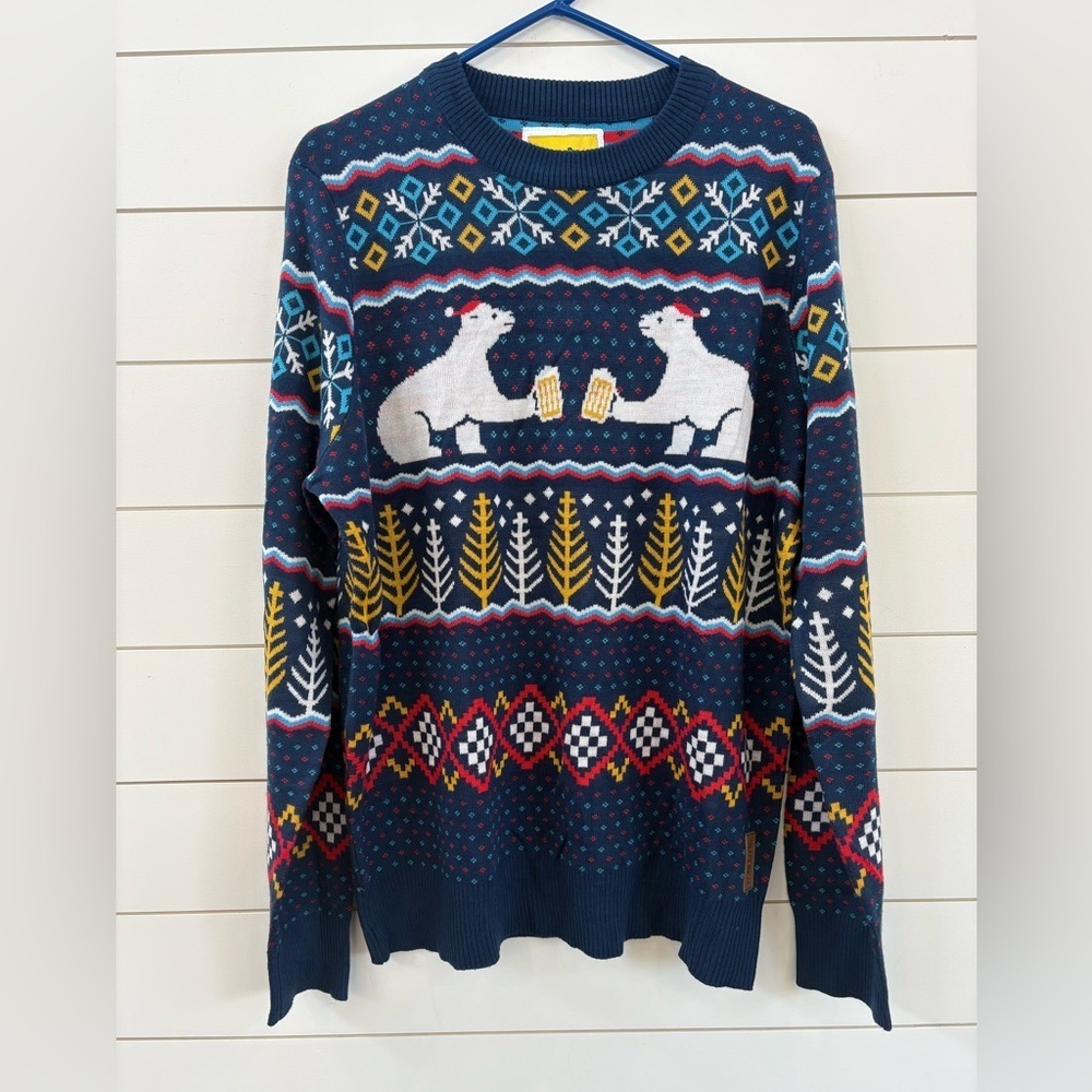Tipsy Elves Navy Polar Bear Sweater